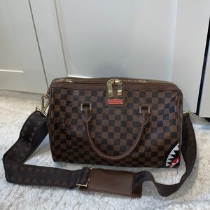 Sprayground mini duffle bag purse